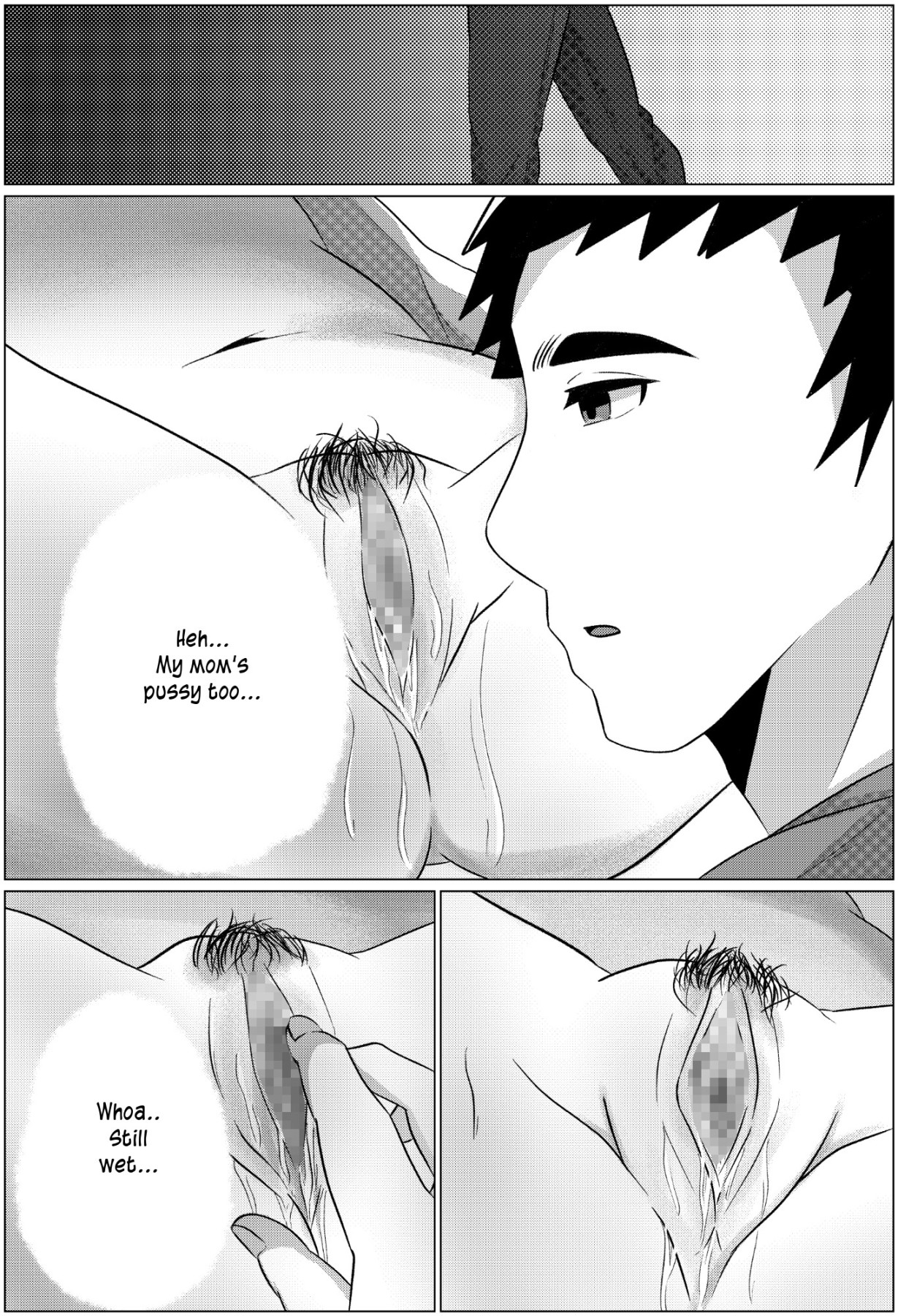 Hentai Manga Comic-Late Night Visit Leads Mother And Son To Marital Relations-Read-10